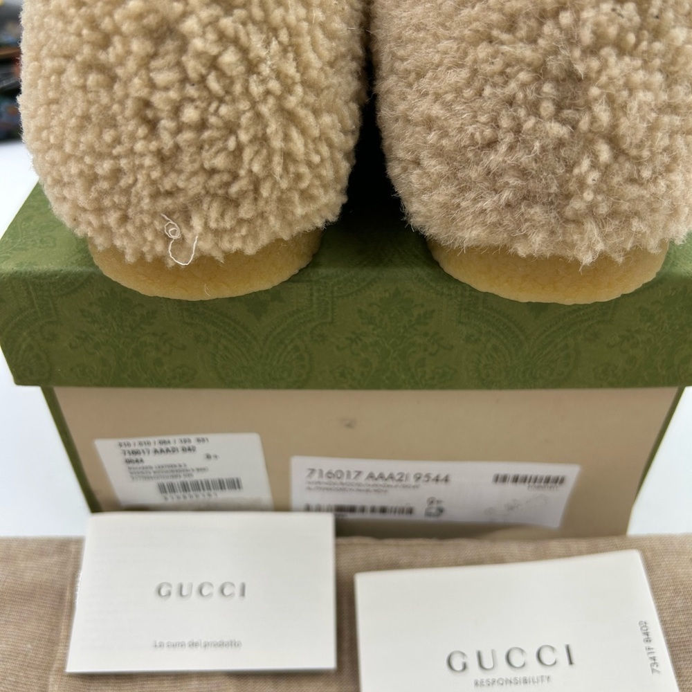 Men's Gucci, Fria horse bit wool loafers size 9.5 made in Italy - Picture 6 of 10
